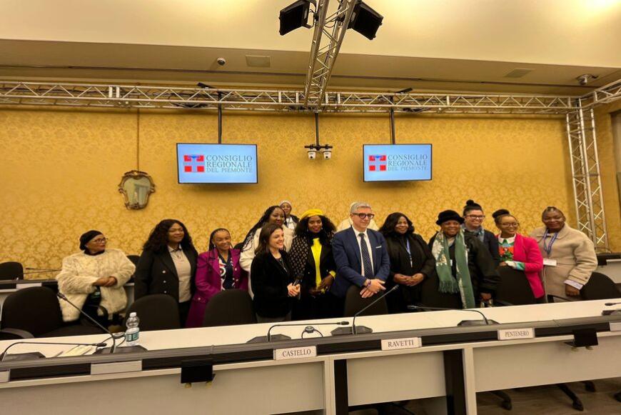 Delegazione sudafricana a Palazzo Lascaris, confronto sulla parità di genere