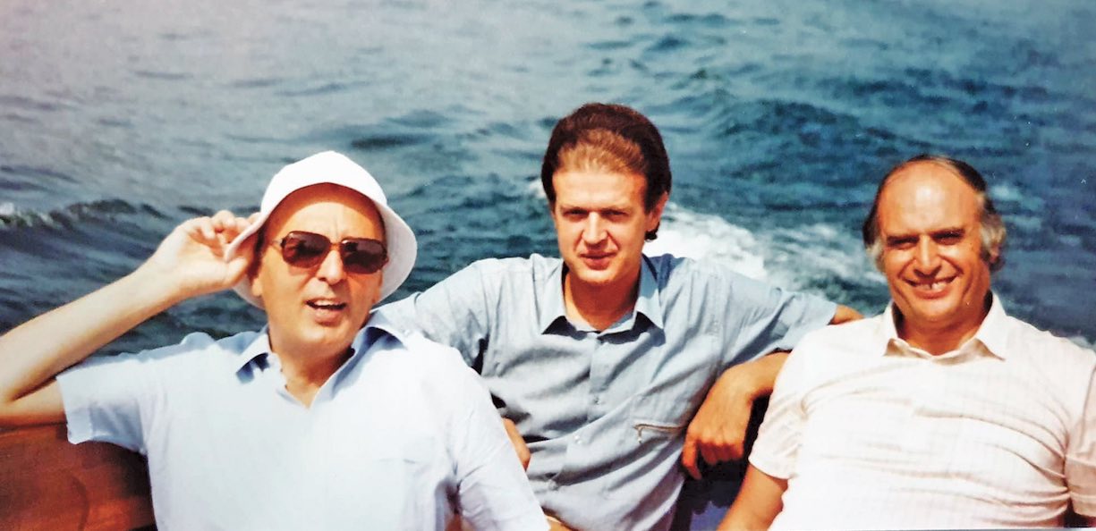 Giorgio-Napolitano-con-Cesare-Rattazzi-e-Gianni-Motetta-sul-lago-Maggiore